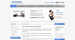 Desktop Screenshot of gestionalis.com